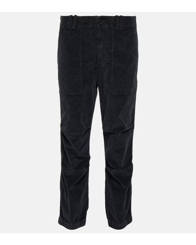 Citizens of Humanity Agni Cotton Corduroy Cargo Trousers - Blue