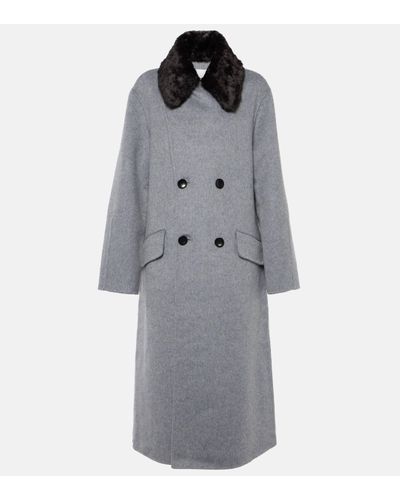 Proenza Schouler White Label Emma Wool-blend Coat - Grey