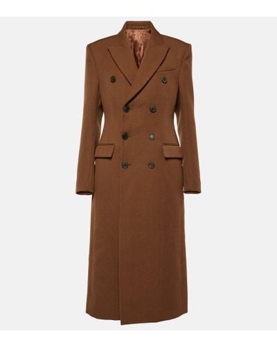 Wardrobe NYC Cappotto in lana vergine - Marrone