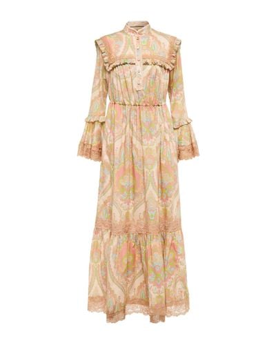Gucci Floral Cotton Muslin Maxi Dress - Multicolor