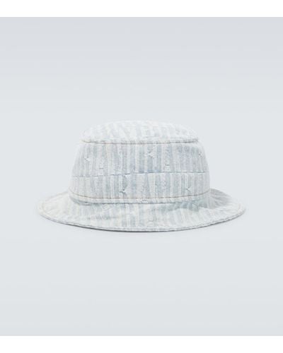 Amiri Hut aus Denim - Weiß