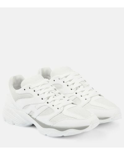 Hogan H665 Leather Sneakers - White