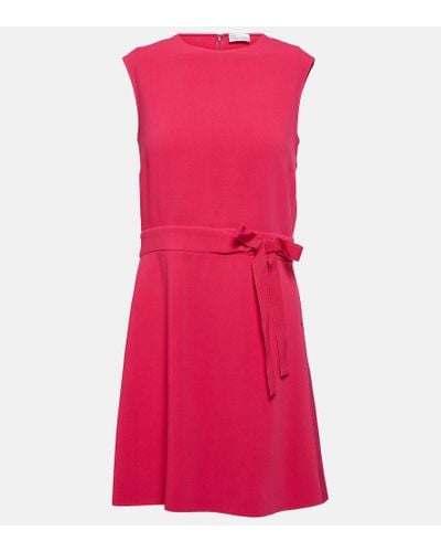 RED Valentino Vestido corto de crepe - Rosa