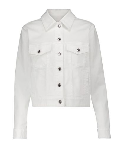 Dolce & Gabbana Cropped Stretch-cotton Denim Jacket - Multicolour