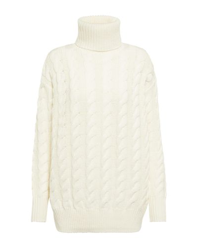 Emilia Wickstead Nina Cable-knit Wool Sweater - White