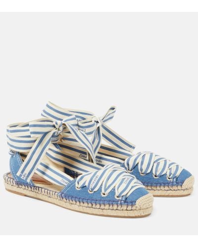 Zimmermann Espadrilles Sol en jean - Bleu