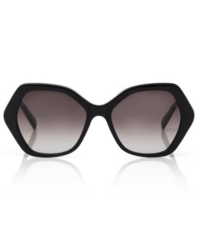 Celine Geometric Acetate Sunglasses - Black