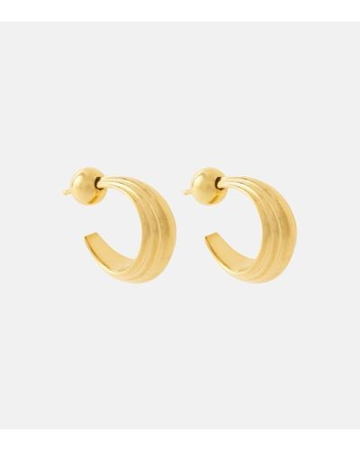Sophie Buhai Blondeau Small 18kt Gold-plated Sterling Silver Hoop Earrings - Metallic