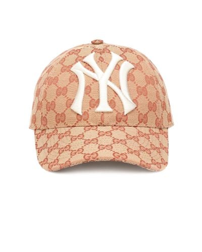 Gucci Gorra con parches NY YankeesTM - Rojo