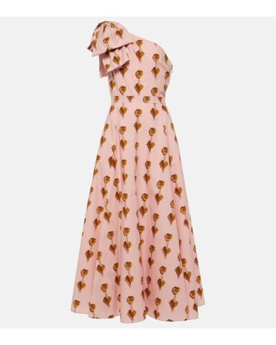 Giambattista Valli Pensees Sauvages Cotton Popeline Gown - Pink