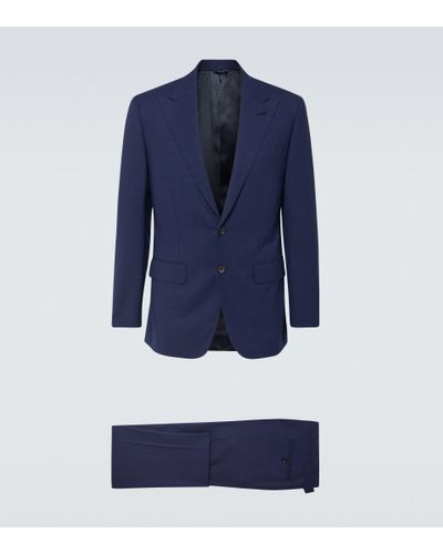 Thom Sweeney Anzug aus Wolle - Blau