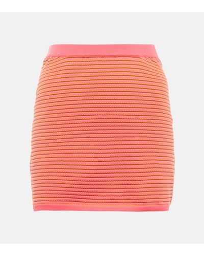 Tropic of C Sierra Striped Miniskirt - Pink