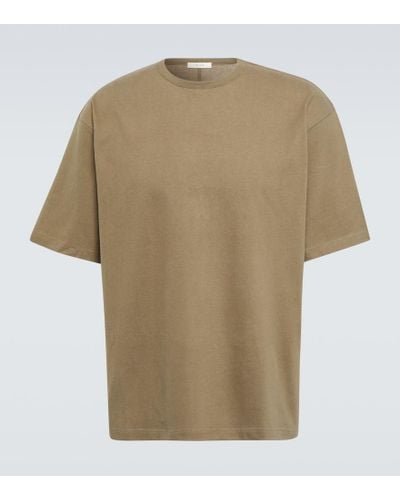 The Row Steven Cotton Jersey T-shirt - Natural