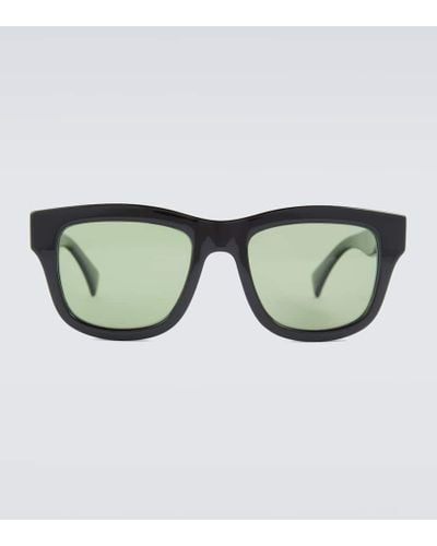Gucci Eckige Sonnenbrille - Grün
