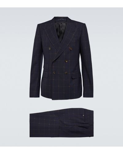 Gucci Anzug aus Wolle - Blau
