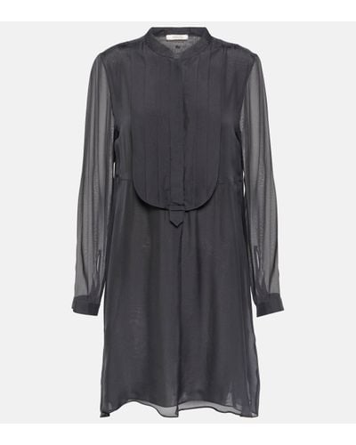 Dorothee Schumacher Robe Playful Lightness en soie - Gris