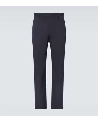 Acne Studios Prop Wool-blend Straight Trousers - Blue