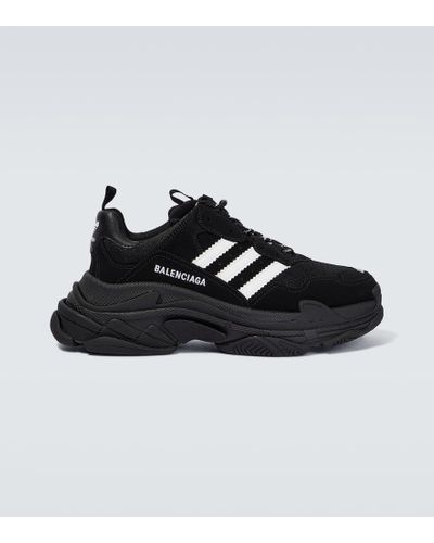 Balenciaga Zapatillas triple s / adidas - Negro