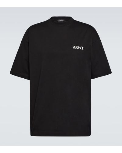 Versace T-Shirt aus Baumwolle - Schwarz