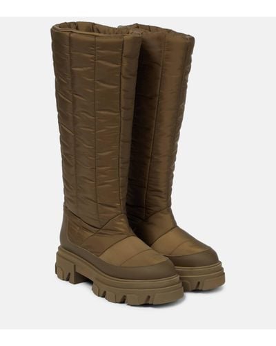 Gia Borghini Gia 19 Padded Knee-high Boots - Brown