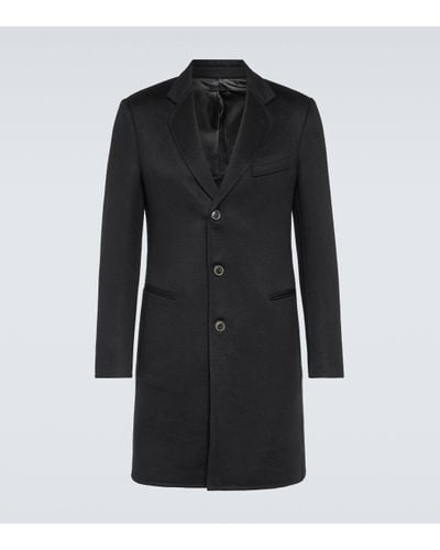 Giorgio Armani Cashmere Overcoat - Black