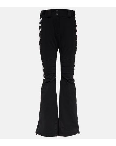 Dolce & Gabbana Pantalon de ski imprime - Noir
