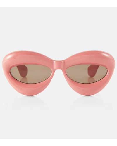 Loewe Occhiali da sole cat-eye Inflated - Rosa