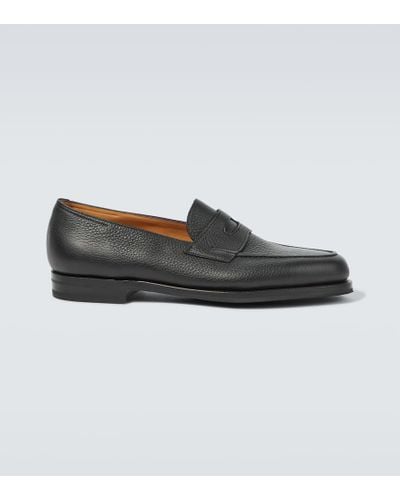 John Lobb Loafers Thorne aus Leder - Schwarz