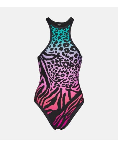 The Attico Printed Swimsuit - Multicolour