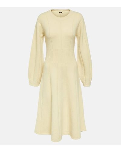 JOSEPH Wool-blend Sweater Dress - Natural