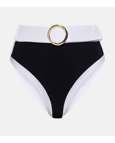 Alexandra Miro Whitney High-rise Bikini Bottoms - Black