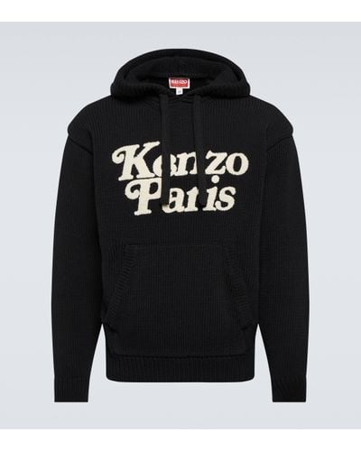 KENZO X Verdy – Sweat-shirt a capuche en coton - Noir