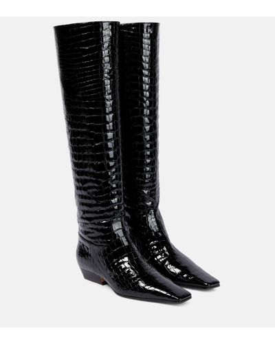 Khaite The Marfa Knee-high Boot - Black