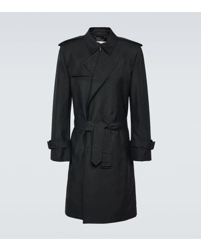 Burberry Trenchcoat aus einem Seidengemisch - Schwarz