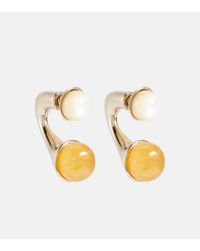 Chloé Darcey Embellished Earrings - Metallic