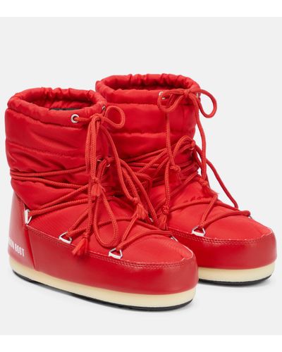 Moon Boot Light Low Icon Evolution Snow Boots - Red