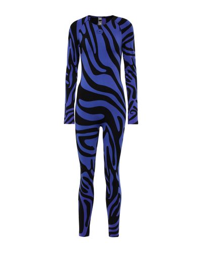 adidas By Stella McCartney Asmc Printed Jumpsuit - Blue