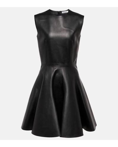 Alaïa Archetypes Leather Mini Dress - Black