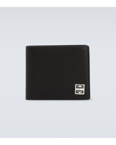 Givenchy Portefeuille 4G en cuir - Noir