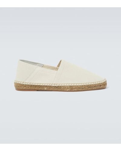 Tom Ford Leather Espadrilles - White