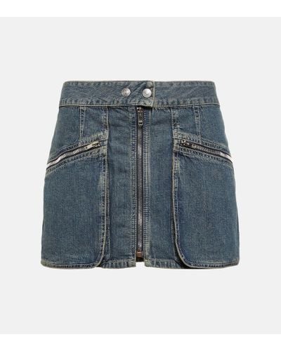 Isabel Marant Minigonna di jeans Fatsia - Blu