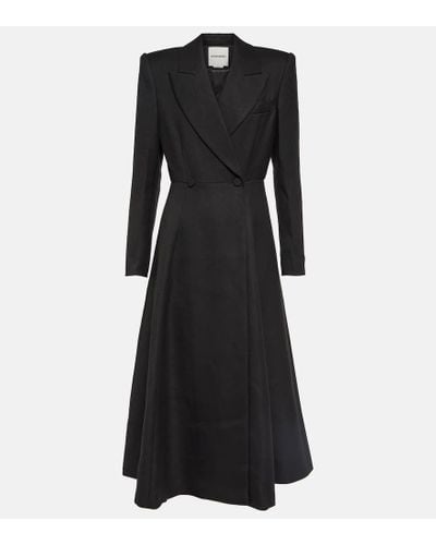Roland Mouret Double-breasted Coat - Black