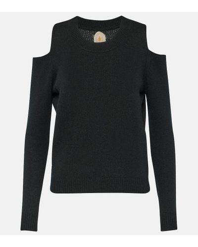 Jardin Des Orangers Cutout Wool And Cashmere Sweater - Black