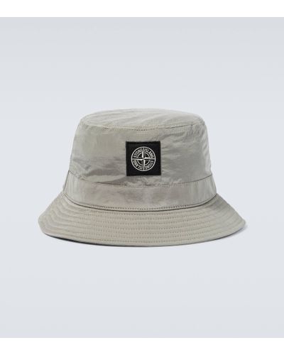 Stone Island Compass Bucket Hat - Grey