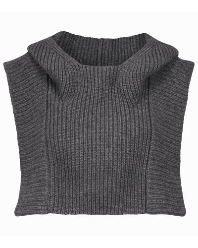 Isabel Marant Palmer Cropped Wool And Cashmere Vest - Multicolor