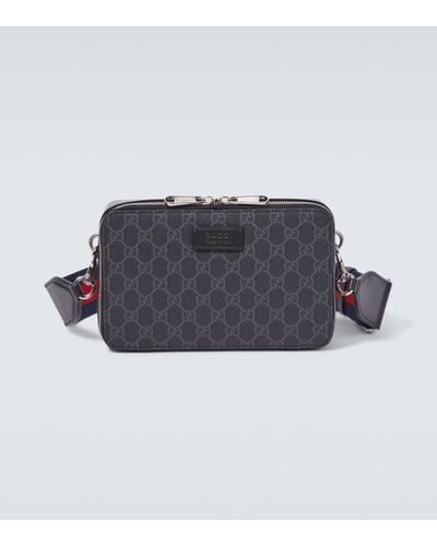 Gucci GG Supreme Mini Shoulder Bag - Blue