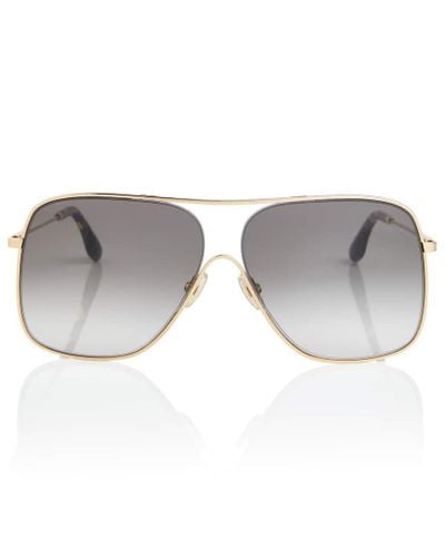 Victoria Beckham Aviator Sunglasses - Black