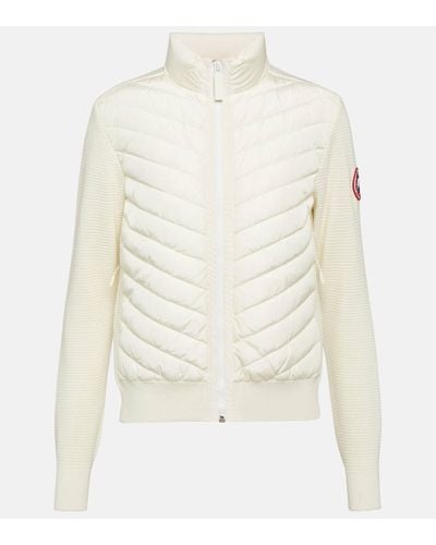Canada Goose Sweat-shirt a capuche HyBridge® en laine - Blanc
