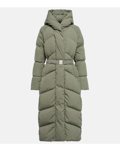 Canada Goose Marlow Belted Down Coat - Green