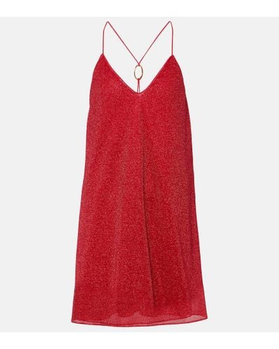 Oséree Vestido lencero Lumiere - Rojo